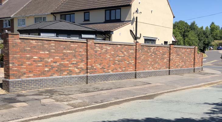 Boundary walls in Chelmsford